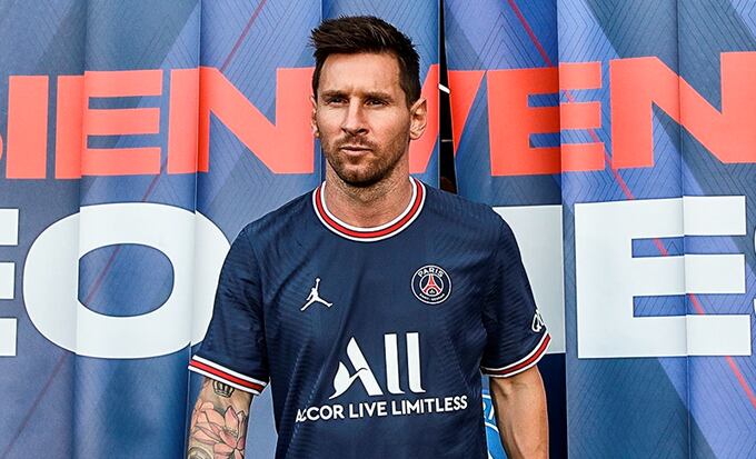 Lionel Messi en el PSG.