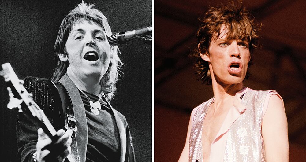 Paul McCartney reavivó la histórica competencia entre los Beatles y los Rolling Stones.