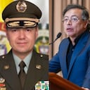 René Guarín, Edwin Urrego y Gustavo Petro.