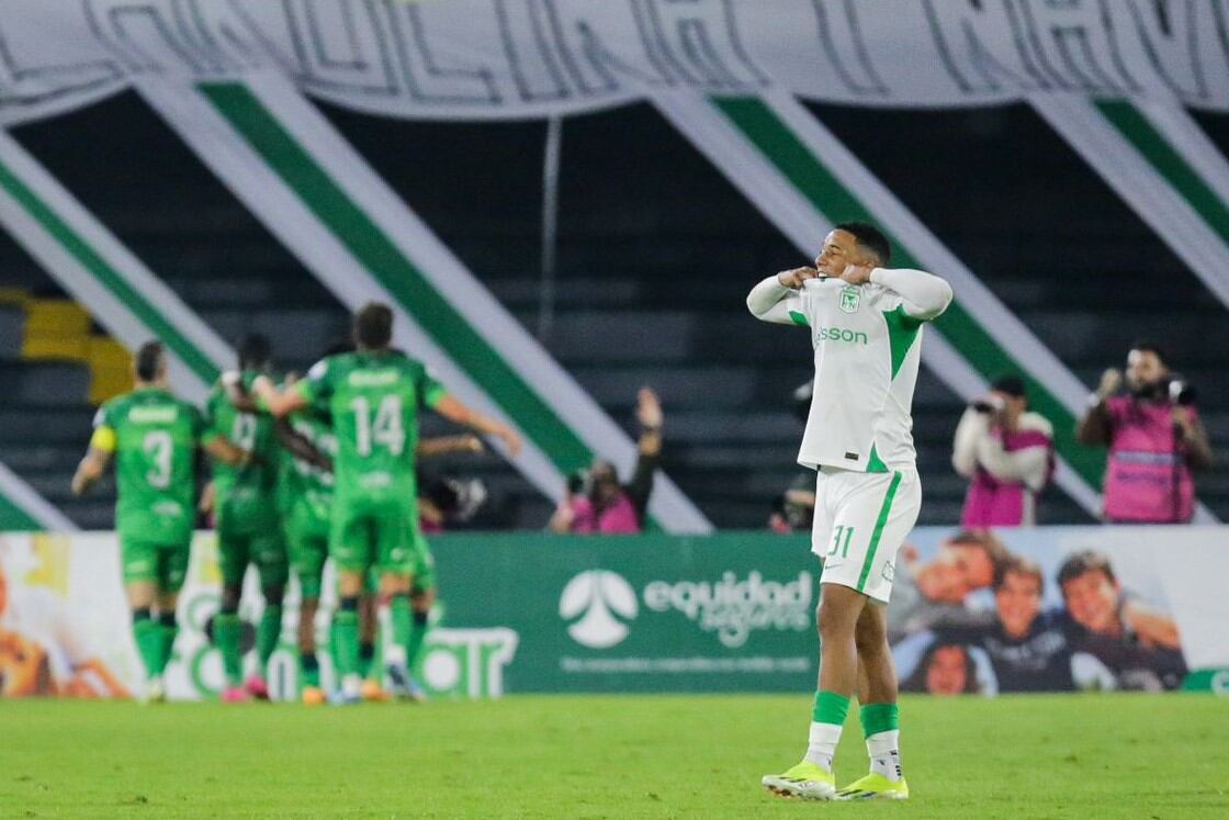 Equidad Vs. Atlético Nacional por la novena fecha de la Liga Betplay 2024.