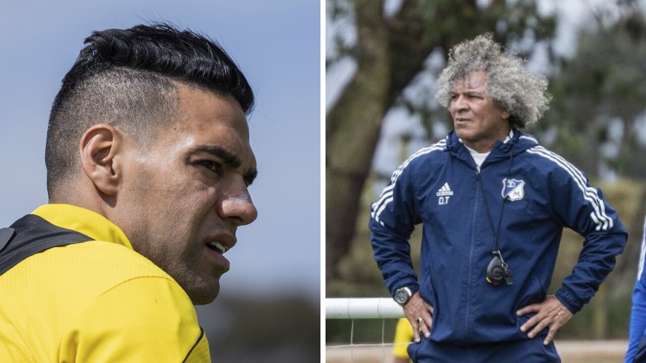 Falcao García y Alberto Gamero en Millonarios.