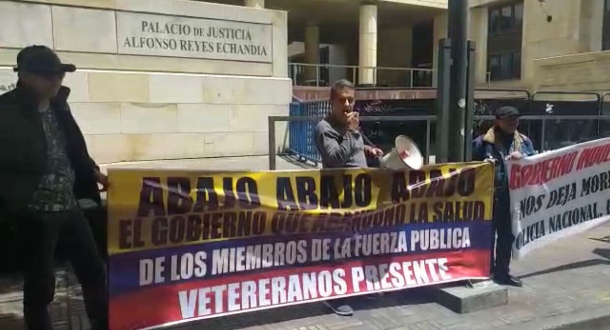Los veteranos de las Fuerzas Militares y Policía se concentrarán este viernes en inmediaciones del Ministerio de Defensa para iniciar una movilización.