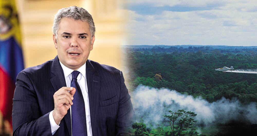 El presidente Iván Duque señaló la meta: reanudar las fumigaciones con glifosato a finales de este año.