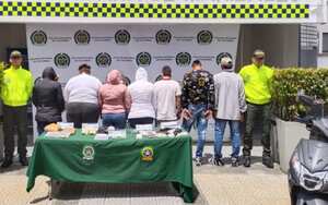 Caen siete integrantes de banda que vendía droga cerca a colegios de Manizales