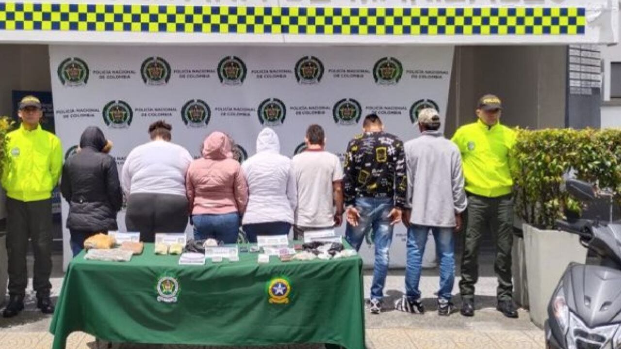 Caen siete integrantes de banda que vendía droga cerca a colegios de Manizales
