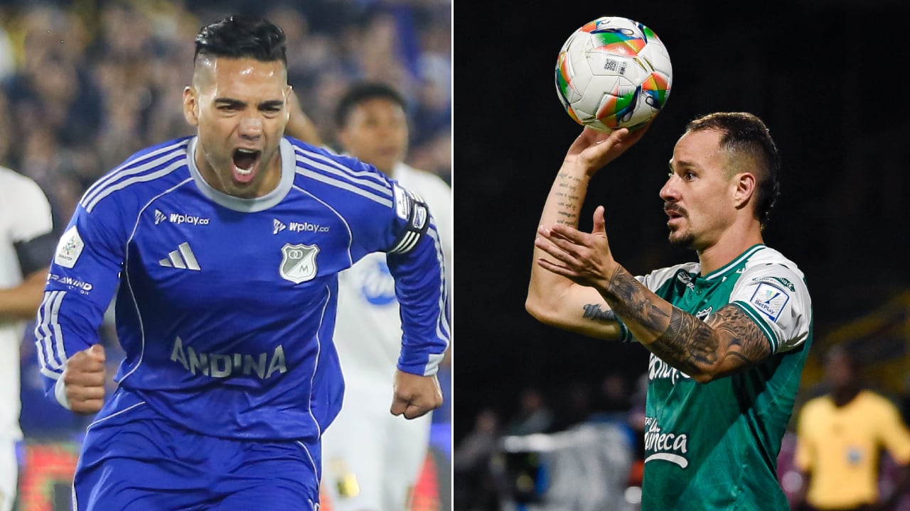 Falcao marcó para Millonarios y Deportivo Cali se dejó remontar en dos minutos.