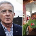 El expresidente Álvaro Uribe y la alcaldesa Claudia López cuando salió de viaje junto a su pareja, la congresista Angélica Lozano