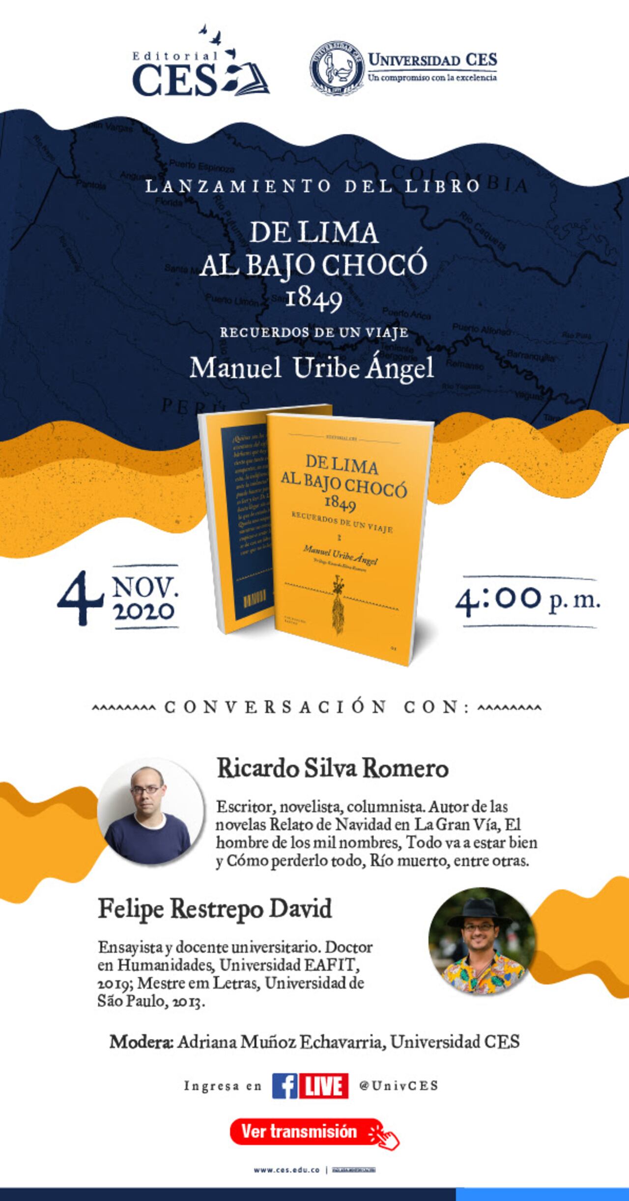 Afiche del evento de la Universidad CES