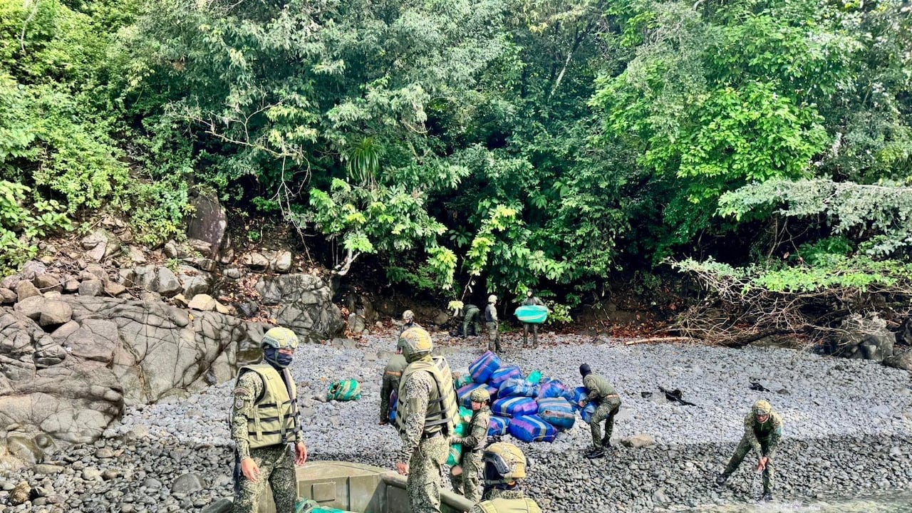 Operativo de la Armada en el Chocó contra el Clan del Golfo.