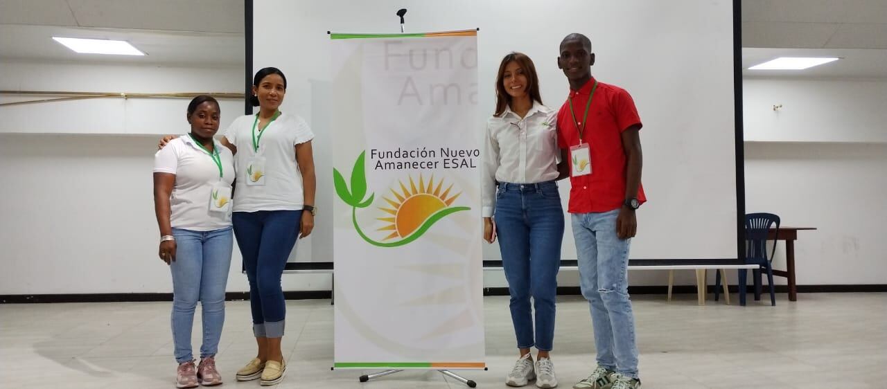 Yilmar es voluntario en la Fundación Nuevo Amanecer Esar.