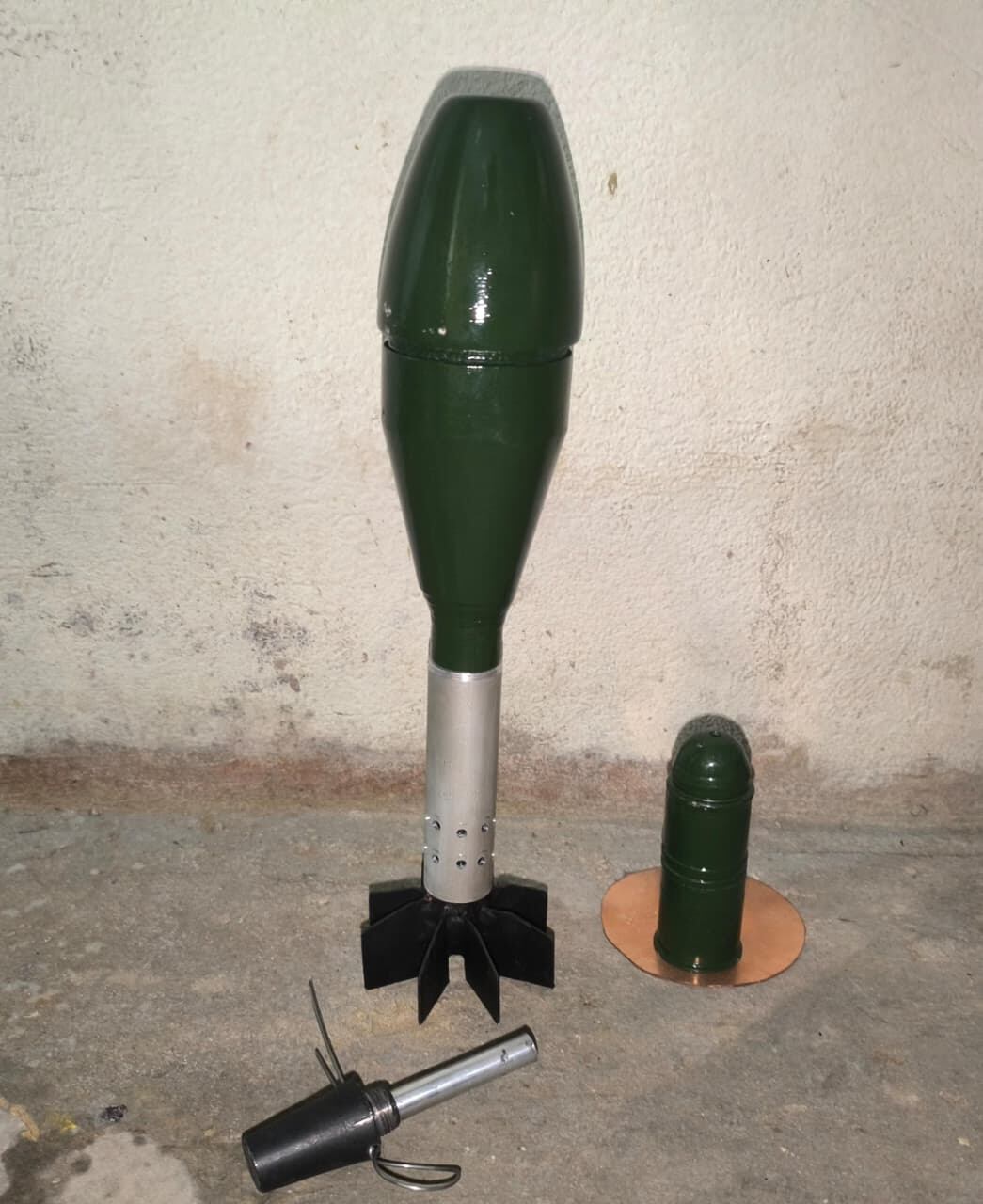 Explosivos encontrados en el sur de Bogotá.