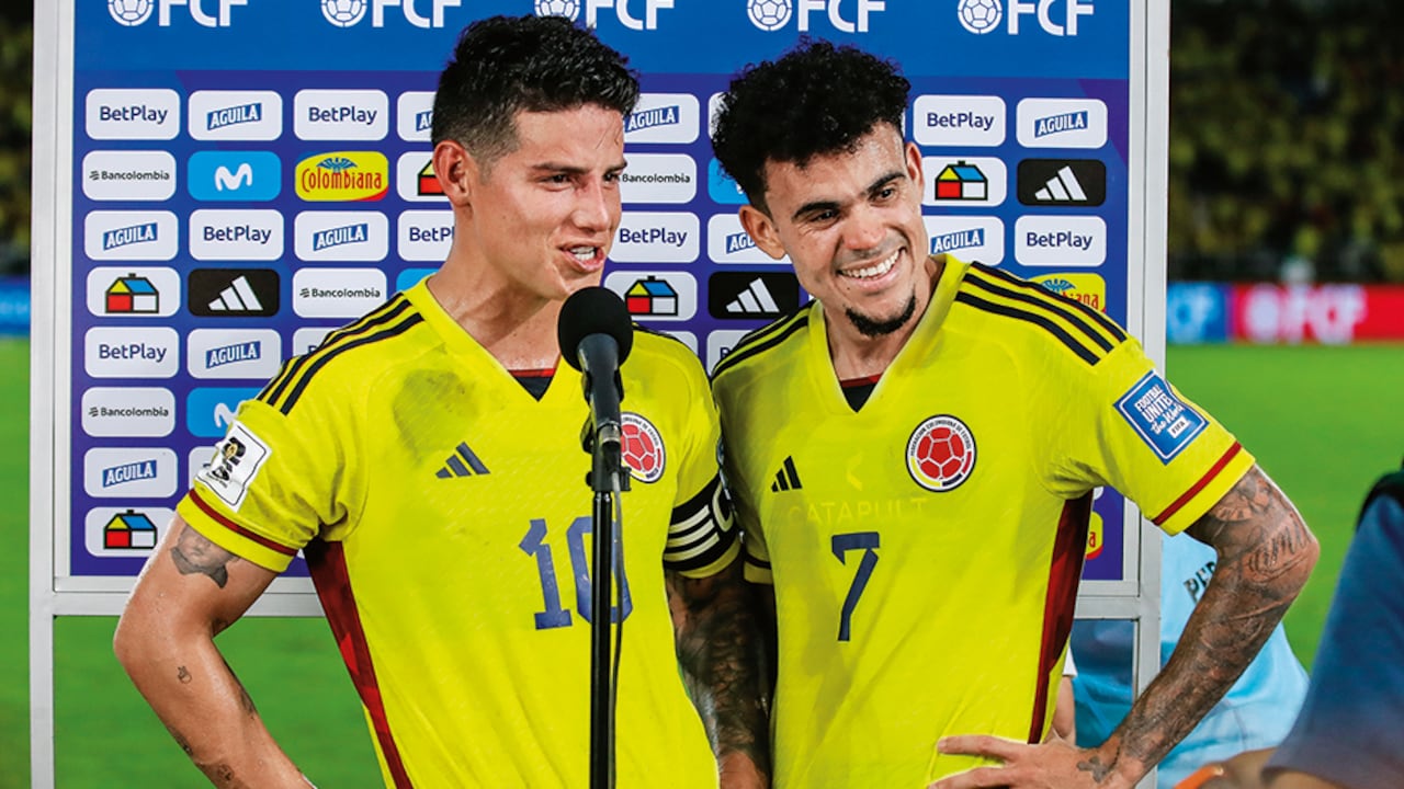 James Rodríguez y Luis Díaz.