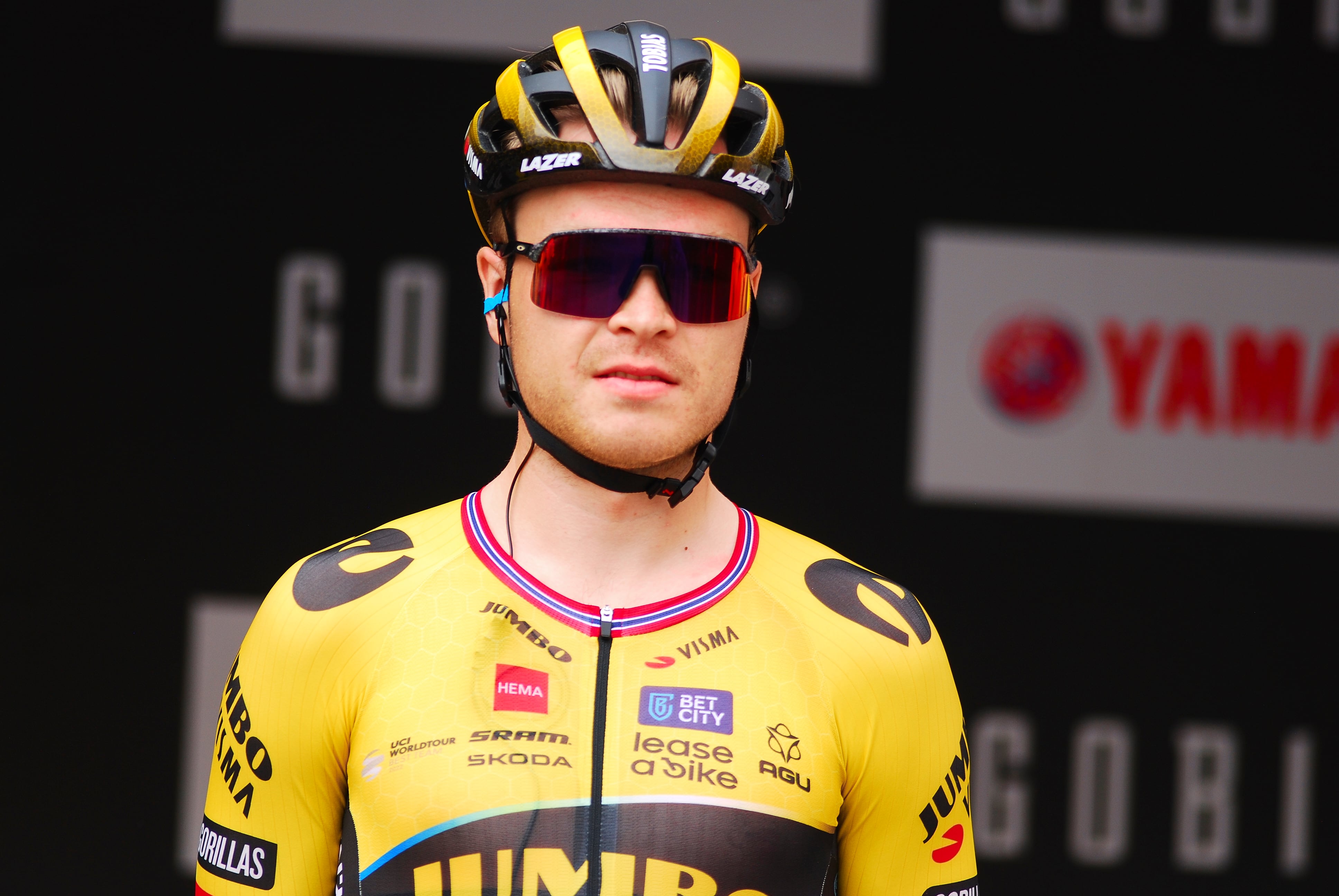 TORTOSA, SPAIN - MARCH 24: Tobias Svendsen Foss from Norway of Jumbo Visma Team during stage 5 Tortosa - Lo Port of 102nd Volta Ciclista a Catalunya 2023, on March 24, 2023 in Tortosa, Spain. (Photo by Joan Cros Garcia - Corbis/Getty Images)