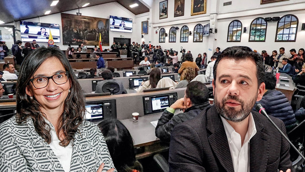 Ana María Cadena, secretaria de Hacienda, y el alcalde Carlos Fernando Galán impulsan la necesidad de la reforma.