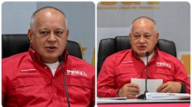 Diosdado Cabello en rueda de prensa