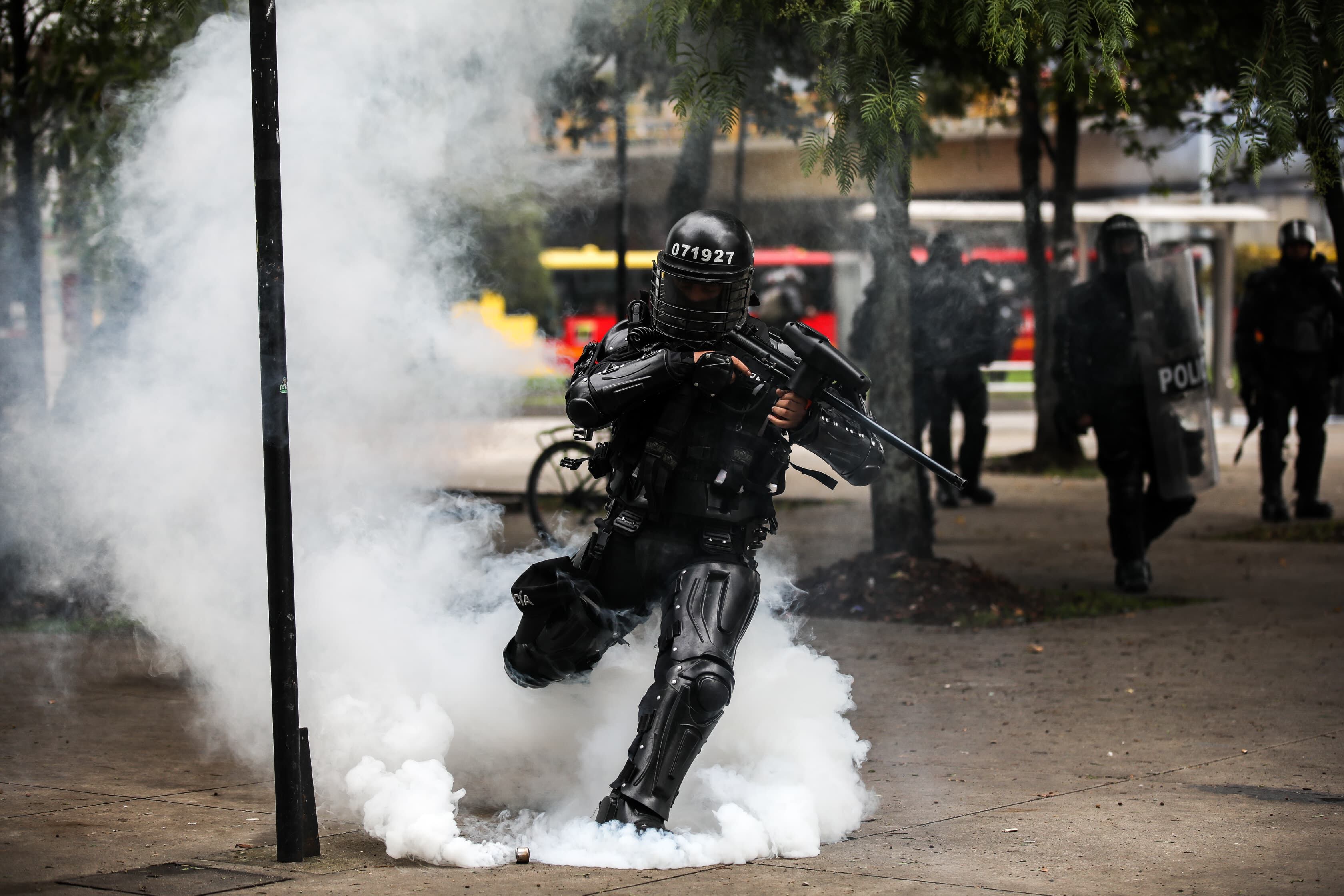 Universidad Nacional disturbios 
Mayo 16 de 2024
