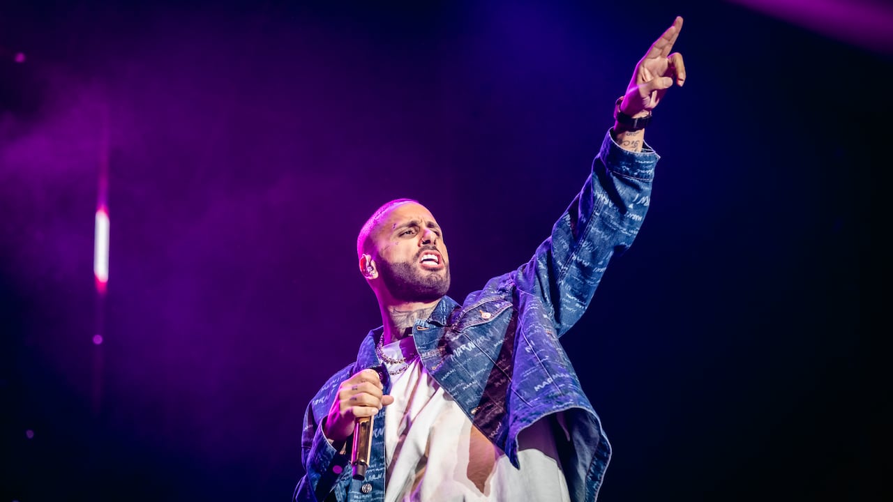 Nicky Jam se presenta en concierto el día 2 del Morrina Fest el 29 de julio de 2023 en A Coruña, España. (Foto de Cristina Andina/Redferns)