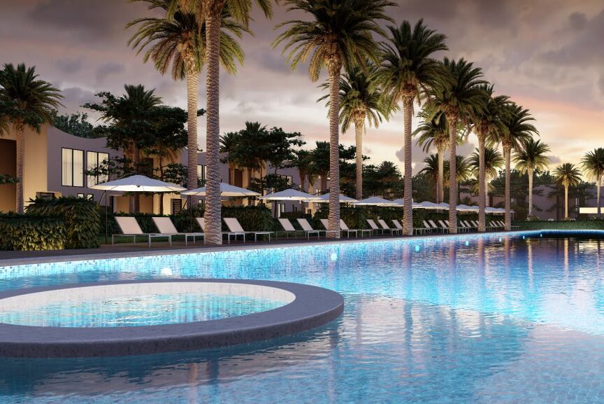 Las casas de Canoës ofrecen la posibilidad de construir una piscina privada dentro de la propiedad.