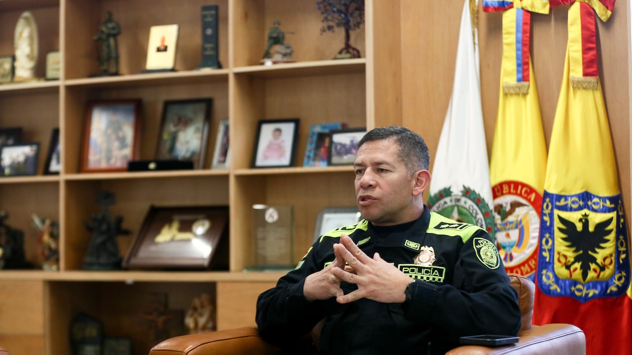 Giovanni Cristancho, comandante de la Policía de Bogotá.