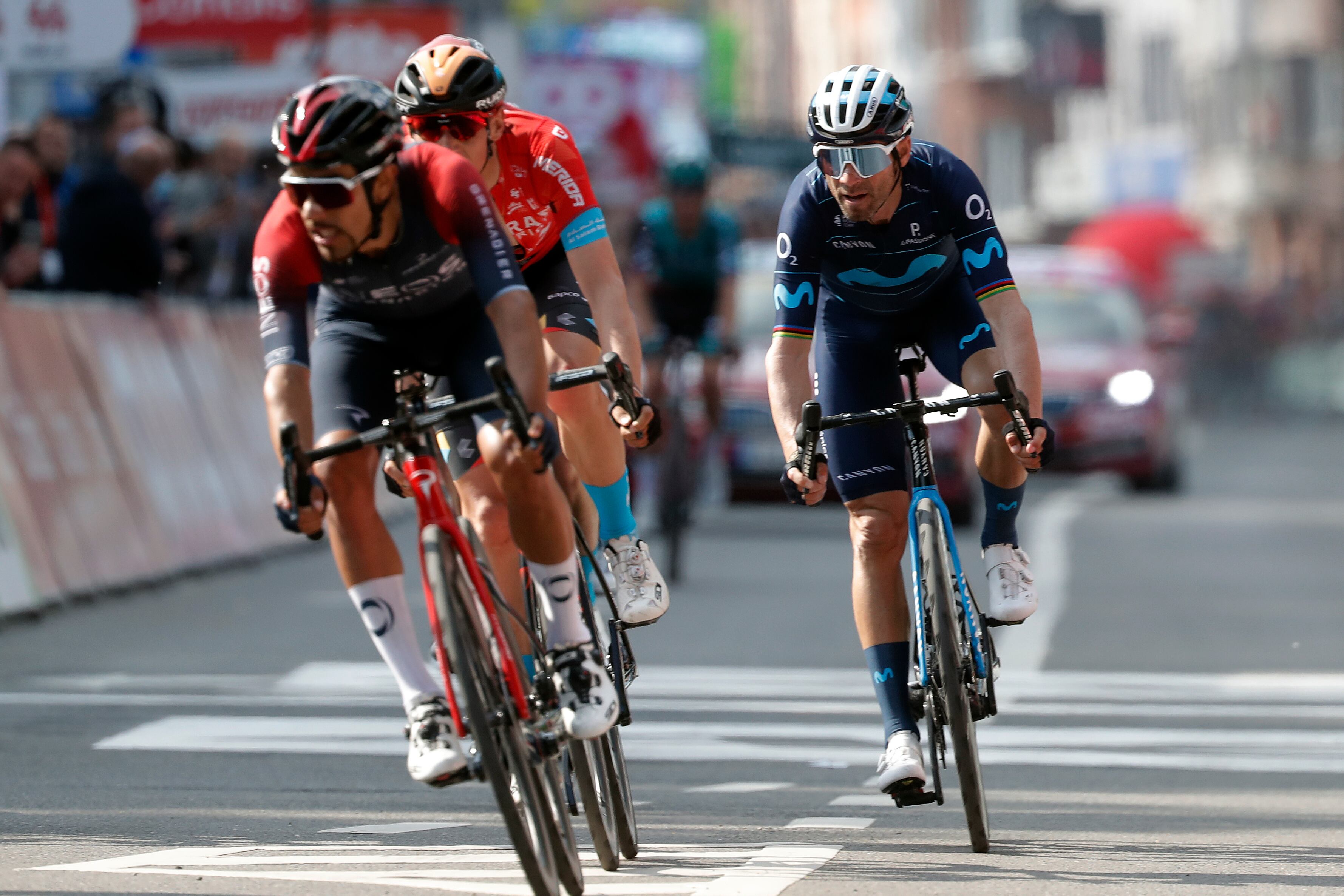 El colombiano Daniel Martínez arribó en la cuarta casilla de la Lieja-Bastoña-Lieja