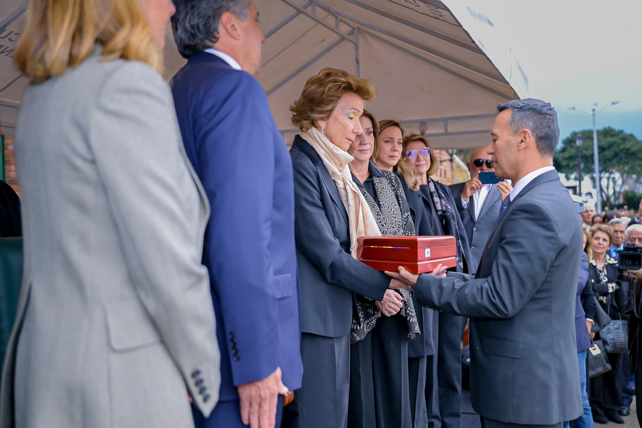 Homenaje al general en retiro Rafael Samudio Molina.