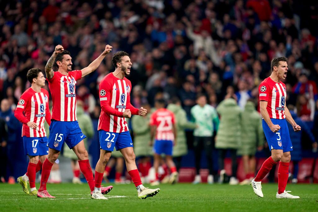 Clasificación del Atlético.