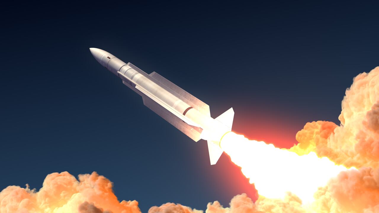 El "Minuteman III", se desplazó por unos 6.760 kilómetros hasta el atolón Kwajalein, en las Islas Marshall, en el océano Pacífico occidental. Foto: Getty Images.