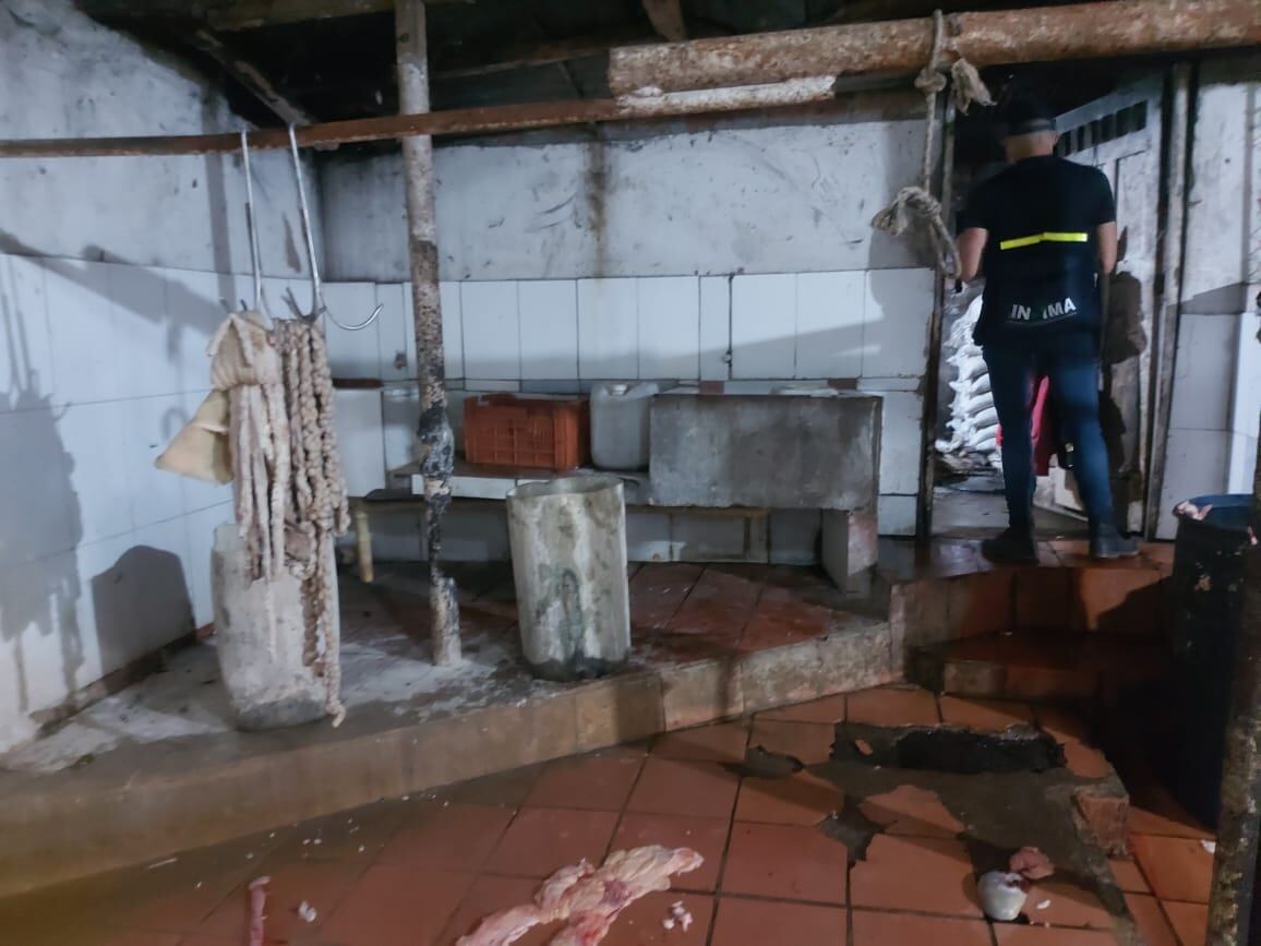 Intervención del Invima en matadero de Barrancabermeja.