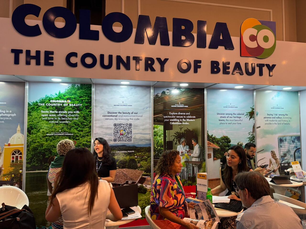 Colombia vende al país como destino de bodas.