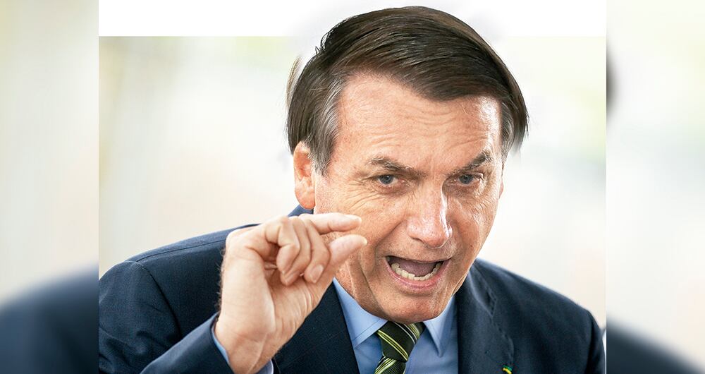 Bolsonaro salió en críticas al gobierno de Emmanuel Macron. Foto: Getty Images
