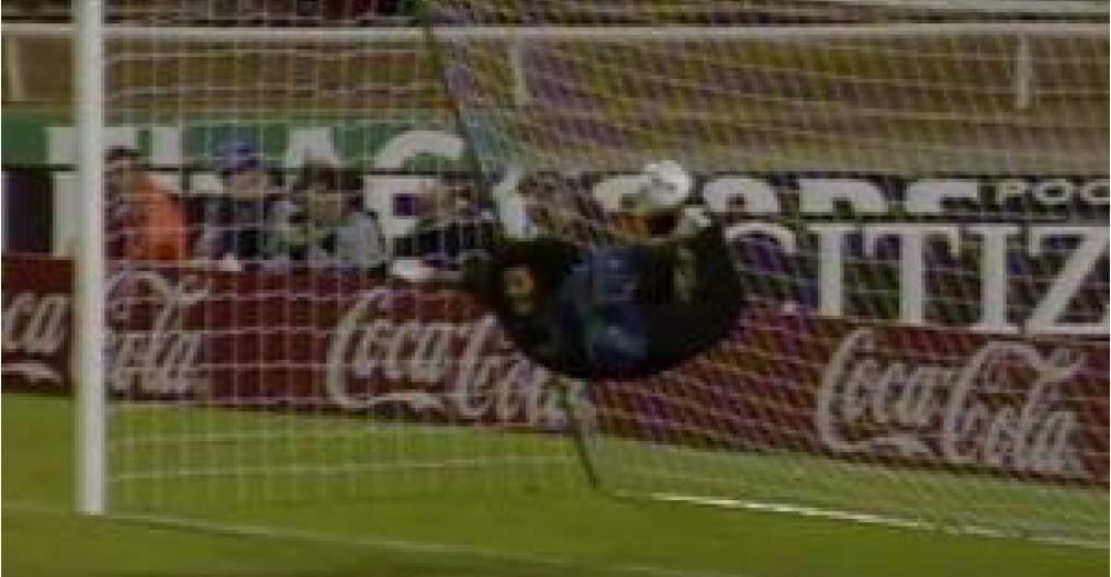 René Higuita hizo el escorpión en el estadio de Wembley.