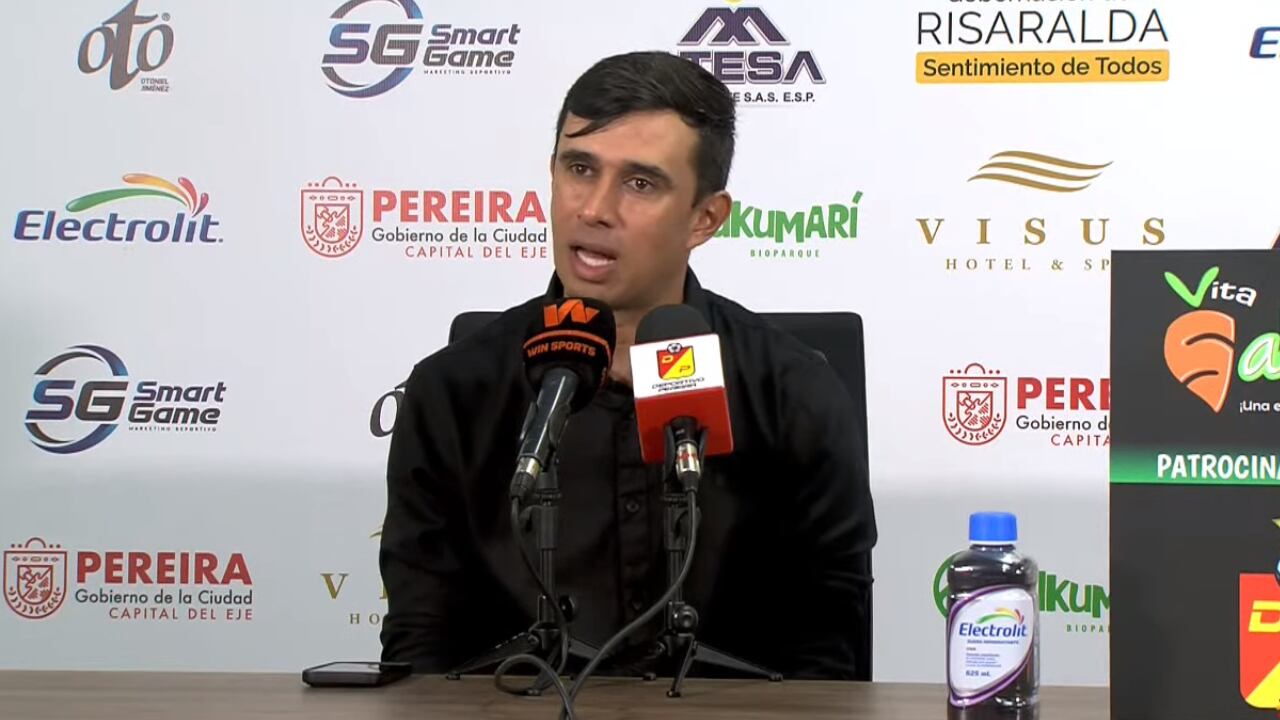 Bodmer habló en rueda de prensa luego de caer en la ida de la Copa Betplay.