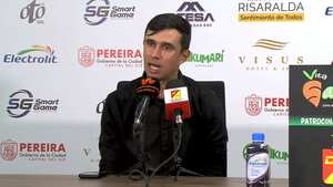 Bodmer habló en rueda de prensa luego de caer en la ida de la Copa Betplay.