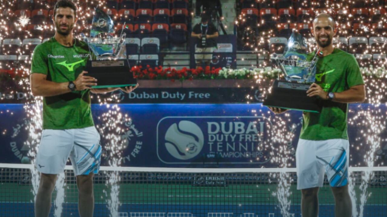 Cabal y Farah campeones en Dubái. Foto: ATP