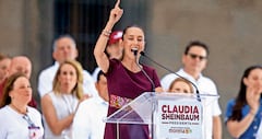 Claudia Sheinbaum, candidata del partido Morena, de izquierda. Es la elegida por Andrés Manuel López Obrador para continuar su legado.