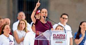 Claudia Sheinbaum, candidata del partido Morena, de izquierda. Es la elegida por Andrés Manuel López Obrador para continuar su legado.