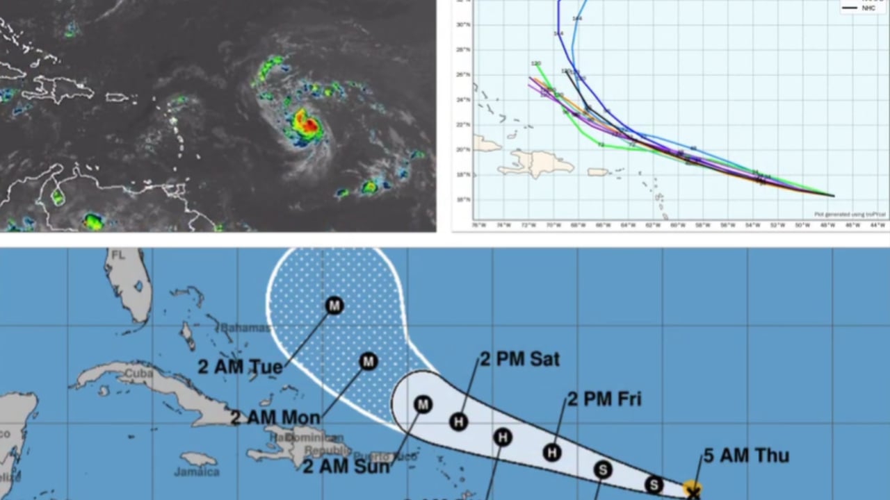 El recorrido de la Tormenta Tropical Erin