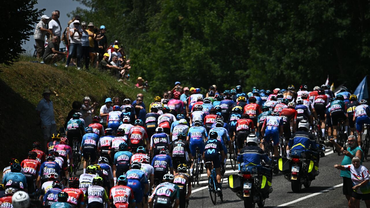 Finalizó el primer puerto de montaña sin mayores ataques. Foto: AFP