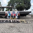 Armada Nacional incautó 738 kilos de pesca ilegal y capturó a tres personas en el pacífico.
