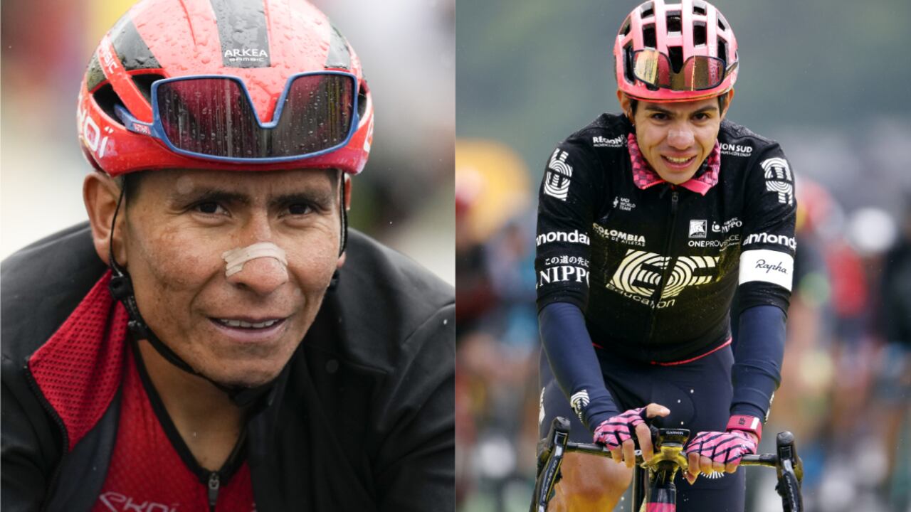 Nairo Quintana y Sergio Higuita - Etapa 9, Tour de Francia.