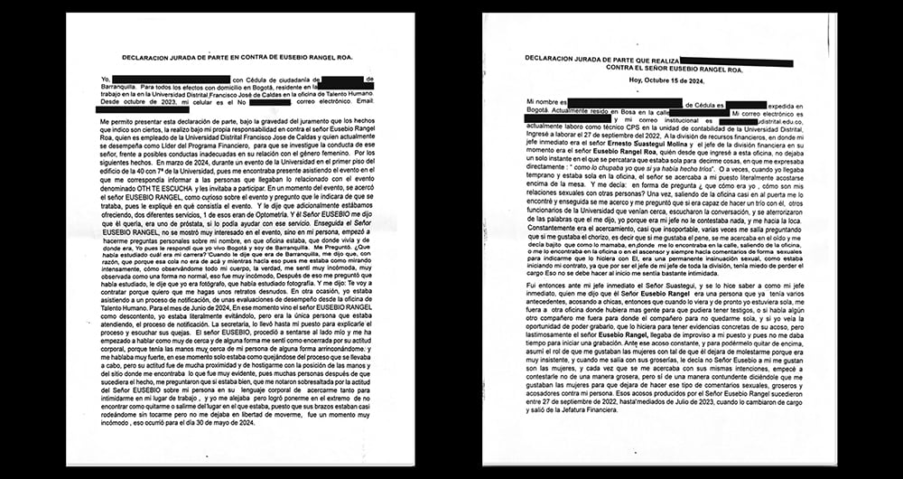 Las mujeres lo denunciaron.