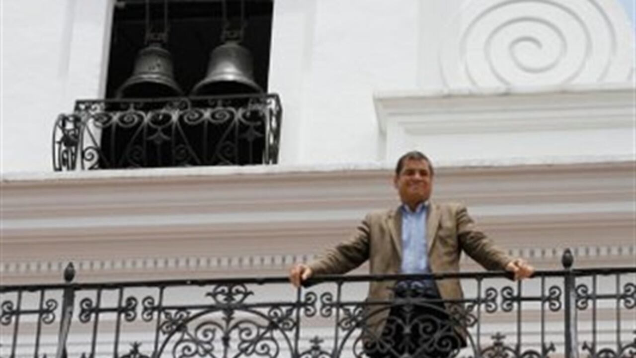El presidente de Ecuador Rafael Correa
