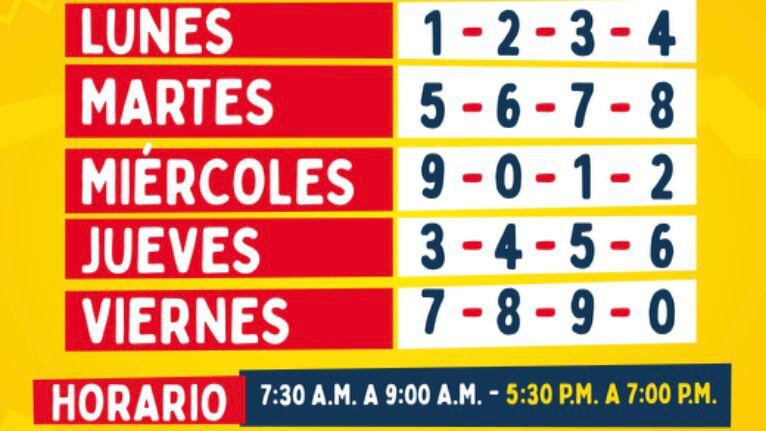 Pico y placa en Barranquilla.