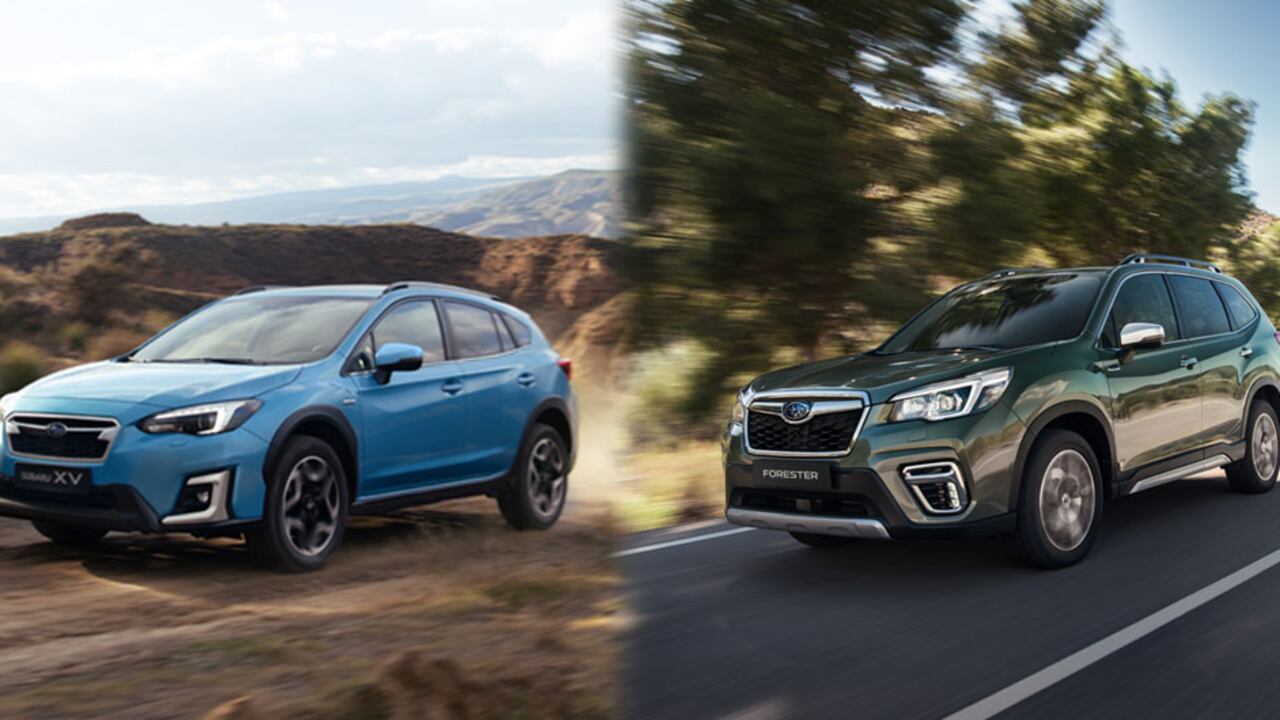 Los nuevos híbridos 4x4 de Subaru.