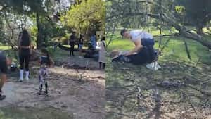 Las personas se encontraban observando las llamas que salen de los Cerros Orientales.