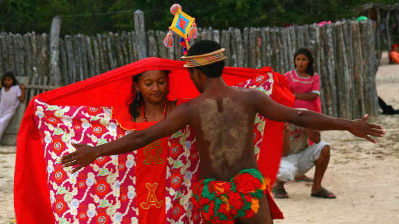 Baile de cortejo Wayúu. Foto: WikiCommons.