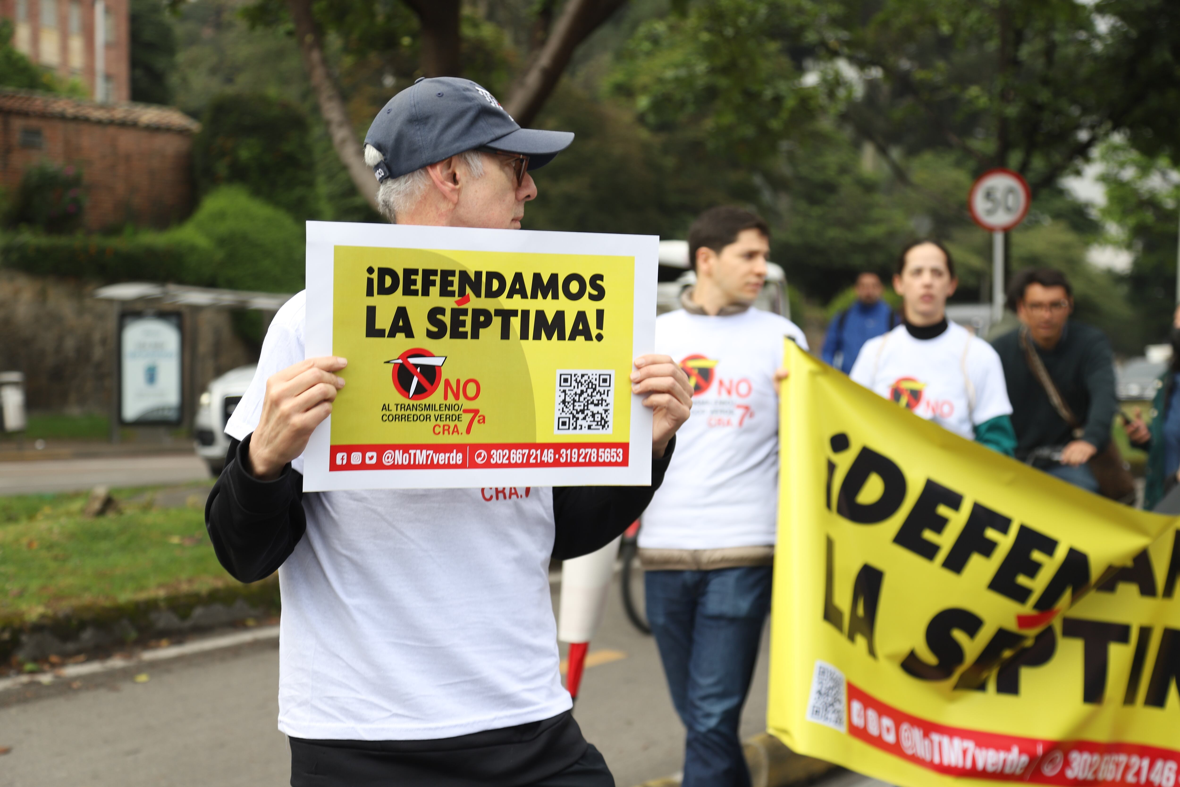 Protestas corredor de la séptima cra 7 con 94