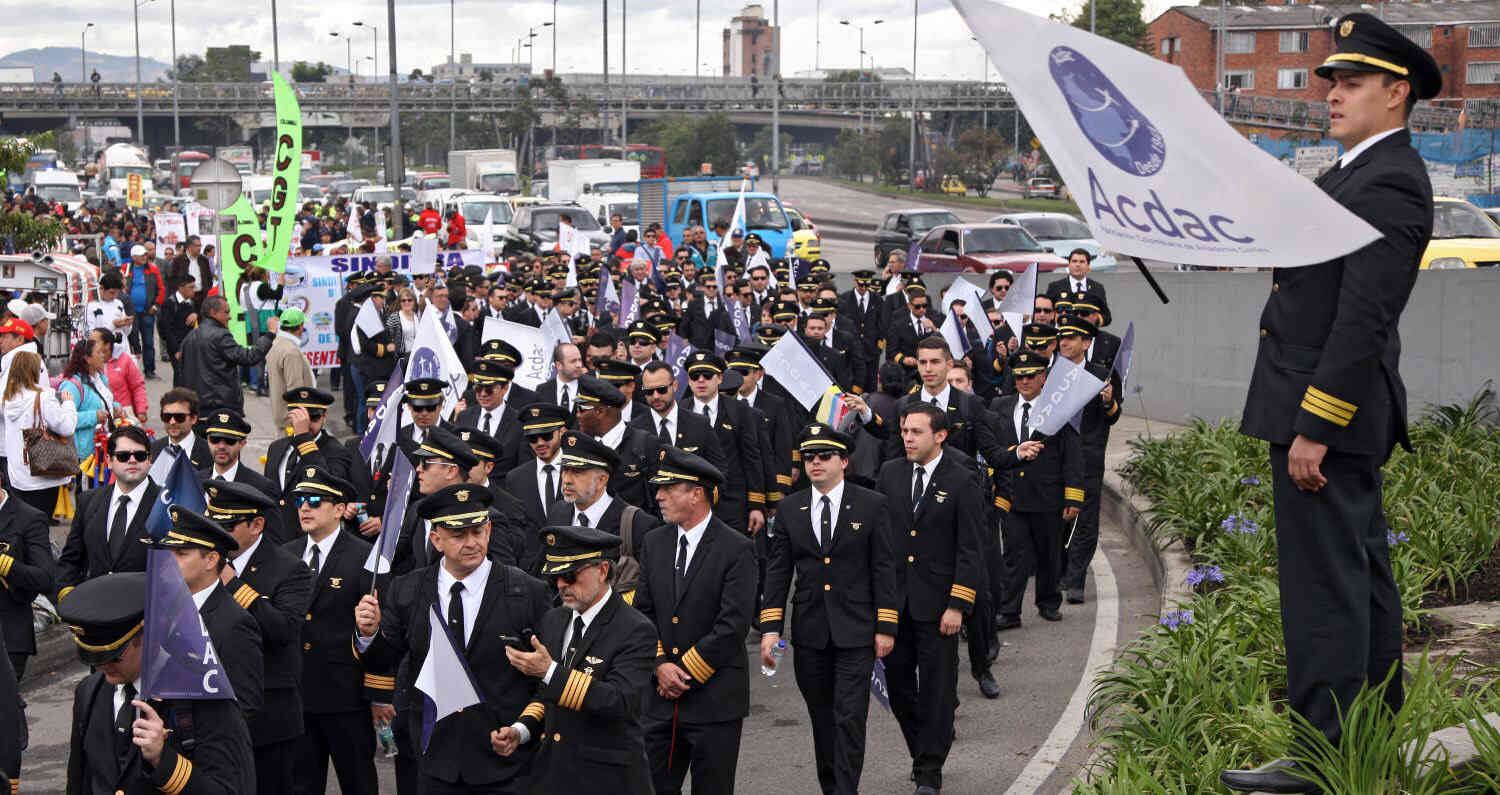 La huelga de pilotos de Avianca es considerada una de las más largas en Colombia.