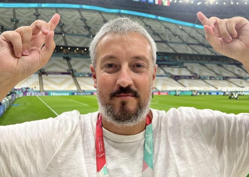 El periodista argentino Pablo Carrozza
