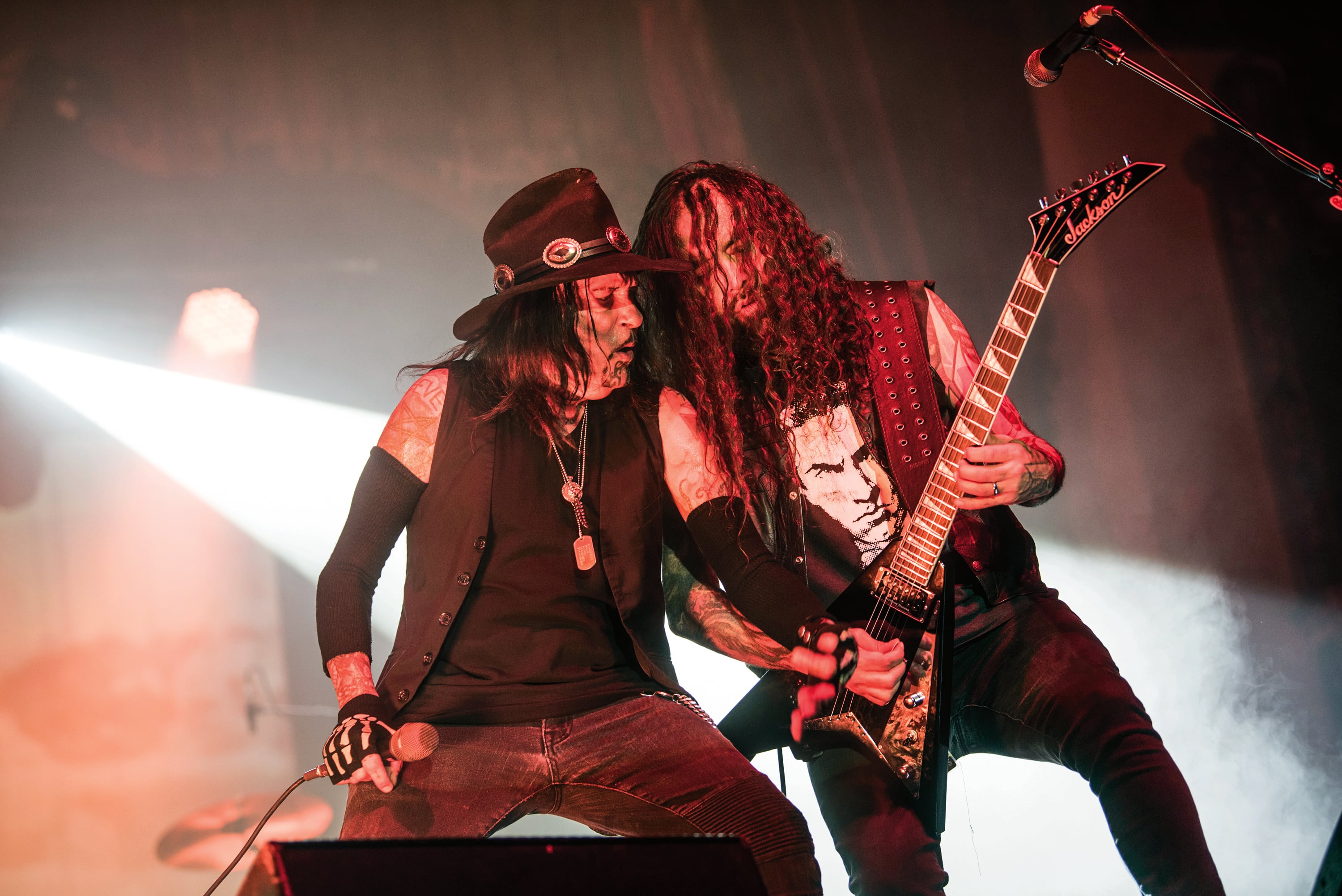 El legendario Al Jourgensen y la gran Ministry traerán su abrasiva marca de rock industrial al festival. Las leyendas también debutarán en esta edición 30. Foto: Paul Natkin/Getty Images.
